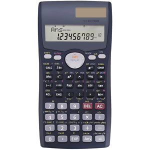 Calculadora Científica Digital Multifuncional, Fuente de Alimentación a Batería, Hecha de Plástico, para Uso Escolar y de Oficina - Product Image 1