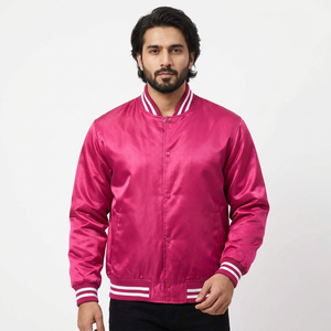 Vestes universitaires en satin semi-sublimées, sur mesure, avec broderie en satin et impression par transfert thermique personnalisée - Product Image 1