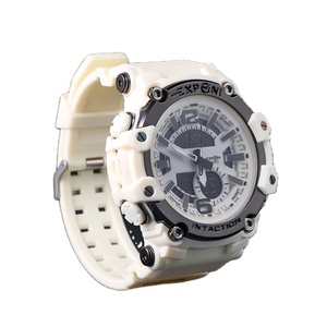 Montre-bracelet pour homme EXPCNI avec logo personnalisé, montre de sport de luxe en résine étanche avec miroir, résistante à l'eau, marque OEM - Product Image 1