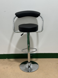Tabouret de bar pivotant Viral SYT Wrap avec accoudoirs pour laboratoire de mixologie, hauteur de siège de 60 à 80 <span class=keywords><strong>cm</strong></span>, chaises de bar pour lounge nocturne - Product Image 3
