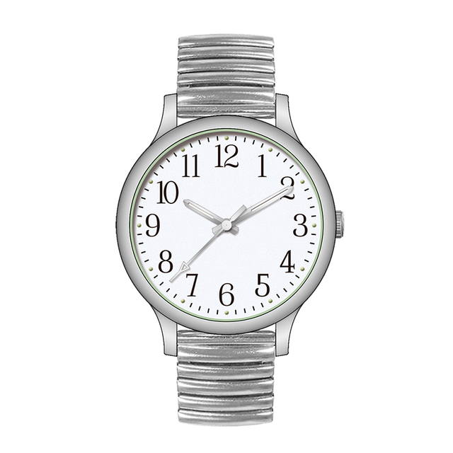 Display Pointer Analog Casual Large Dial Classic Fashion Simple PU Strap Men Easy to Read Custom Watch