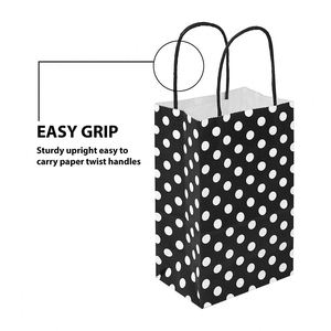 High Quality Foods Safe Premium Papers Kraft <b>Bag</b> with Handle Party Favor Gift Color <b>Bags</b> Business Promotional Paper <b>Bags</b> - Product Image 3