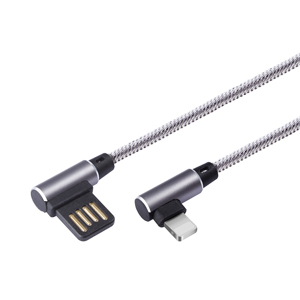 Codo Nylon trenzado carga rápida datos cargador 3a para <span class=keywords><strong>Iphone</strong></span> <span class=keywords><strong>tipo</strong></span> C Micro juego 90 grado de <span class=keywords><strong>cable</strong></span> usb - Product Image 5