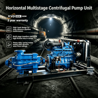 Pompe à eau centrifuge horizontale multi-étages en fonte résistante à l'usure de 6 pouces et 8 pouces pour l'irrigation agricole