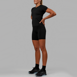 OEM personalizado gimnasio transpirable de secado rápido de compresión Slim Fit Fitness deportes camiseta para las mujeres - Product Image 4