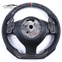 Volant de voiture en fibre de carbone noir brillant pour BMW Série 3 E46 Automatique SMG M3 M Sport 2001-2006