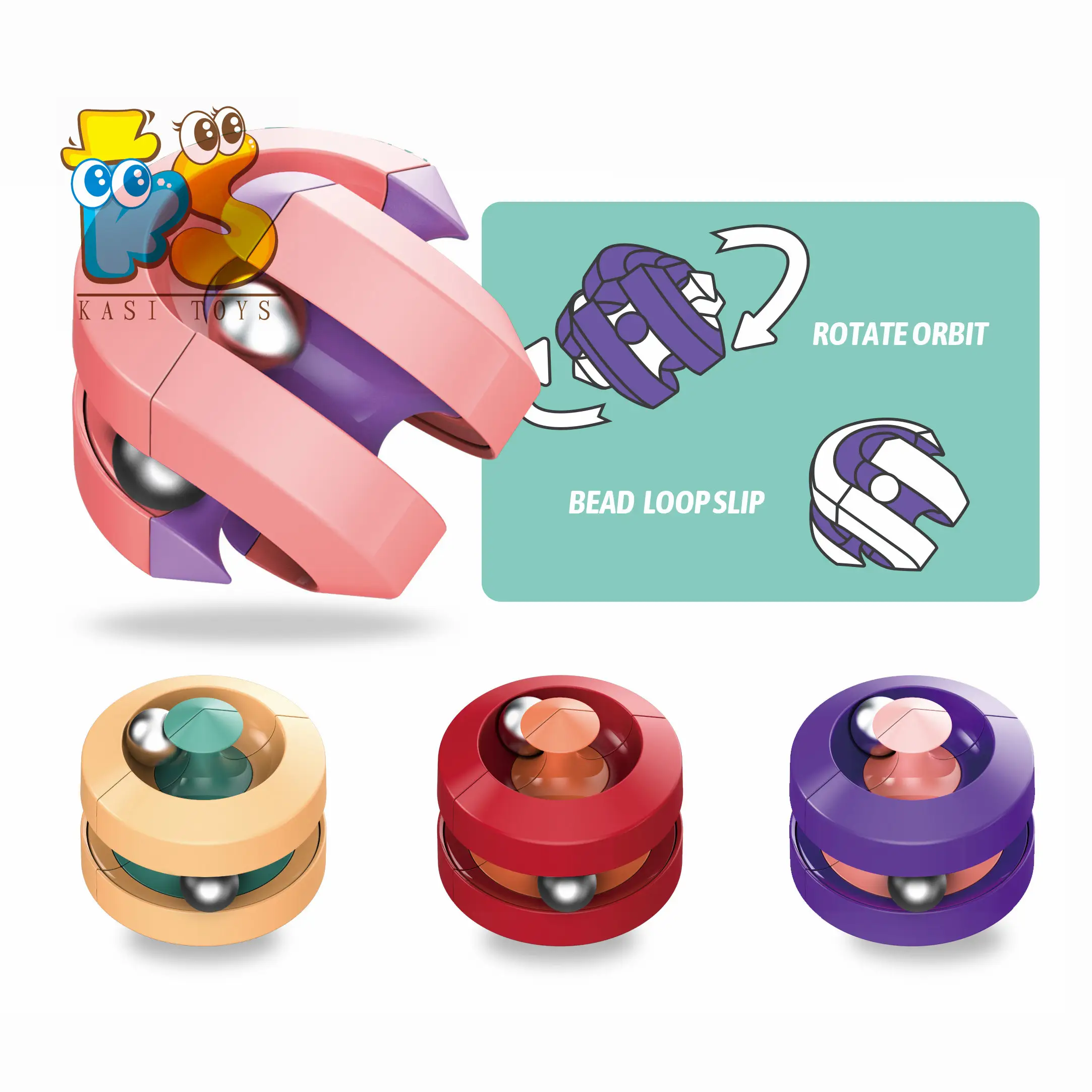 Giocattoli di decompressione mini agitarsi giocattolo per adulti per bambini a mano spinner cubo magico gioco