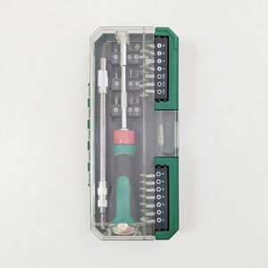 Juego de Destornilladores de Trinquete Profesional de 43 Piezas, Juego de Herramientas de Reparación para el Hogar de Acero al Cromo Vanadio Métrico con Barra de Extensión - Product Image 1