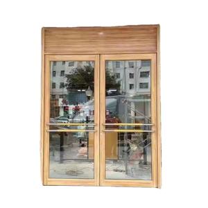 Design moderne américain Commercial KFC <span class=keywords><strong>Porte</strong></span> en aluminium Blanc vitré Devanture <span class=keywords><strong>d</strong></span>'<span class=keywords><strong>entrée</strong></span> pour l'avant Extérieur Parcs Villas - Product Image 1