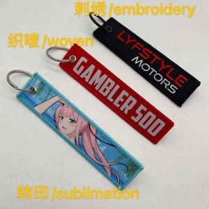 Porte-clés d'avion en tissu brodé personnalisé avec logo de marque, le moins cher, pour avant le vol - Product Image 6