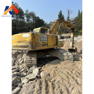 Venta caliente de tamaño mediano usado excavadora sobre orugas excavadora Komatsu 200 PC200 maquinaria de excavación de segunda mano en Stock - Product Image 1