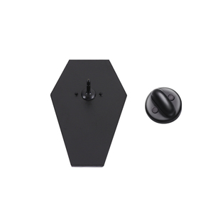 Mement Mori Recuerda Tu Muerte émail broche Punk crâne <span class=keywords><strong>cercueil</strong></span> drôle citation broche revers Badge Halloween bijoux cadeau pour les amis - Product Image 5