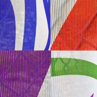 Bannière publicitaire extérieure personnalisée 2025 en tissu maillé PVC imprimé pour la promotion