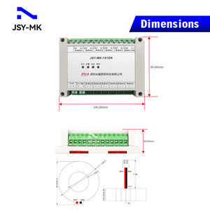 JSY-MK-141G Stromzähler Mehrkanal 80A 6-Wege AC <span class=keywords><strong>2</strong></span> Drei phasen module RS485 MODBUS-RTU Einphasen-Energie zähler - Product Image 4
