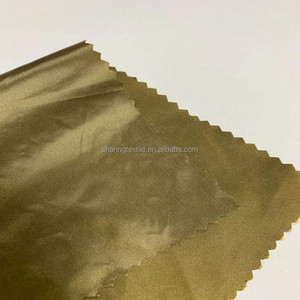 20D 400T <strong>Trilobal</strong> Black Yarn Nylon Taffeta Two Tone Shiny Metallic Nylon Taffeta <strong>Fabric</strong> With Cire and WR for Downproof Jackets - Product Image 3
