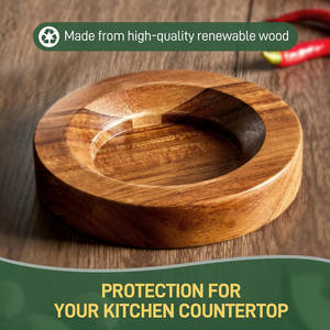 สากและฐานไม้ป้องกันรอยขีดข่วนหินสี่เหลี่ยมขนาดใหญ่แบบกำหนดเองได้ - Product Image 5