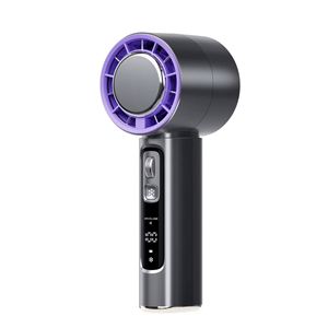 <b>USB</b> Rechargeable <b>Mini</b> Handheld Portable Turbo <b>Fan</b> 13000RPM Digital Display 100-Speed Variable TEC Cooling 3000Mah - Product Image 6
