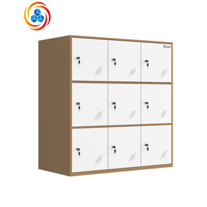 Casiers de rangement scolaires en acier demi-hauteur avec serrure à clé pour dortoirs d'enfants, maternelles et usage commercial (Livraison gratuite) - Product Image 1
