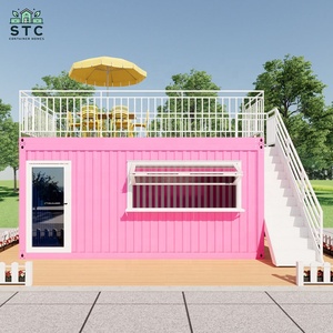บ้านคอนเทนเนอร์สำเร็จรูปราคาโรงงาน ขยายได้ เคลื่อนย้ายได้ ร้านกาแฟ บ้านคอนเทนเนอร์ขาย - Product Image 1
