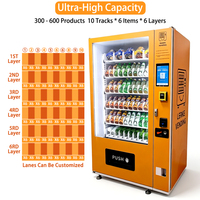 Máquina Expendedora de Bebidas y Sándwiches Fríos y Saludables para Estados Unidos