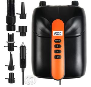 Pompe à air électrique SUP haute pression 20PSI pour matelas à air gonflables bateaux tente Stand up <span class=keywords><strong>Paddle</strong></span> Boards - Product Image 1