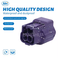 Connecteur de capteur de température de l'eau femelle étanche à 2 broches Ninghua 282080-1 en matériau PC, adaptateur 1P pour véhicules Nissan