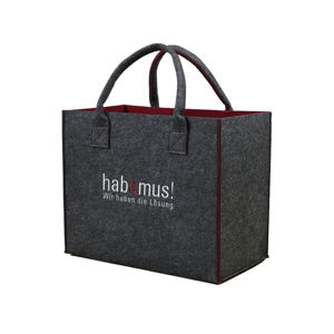 Bolsa de Mano de Fieltro PET Personalizada de Alta Calidad - Estilo Tradicional, Forma Rectangular con Bordado para Compras y Regalos - Product Image 4