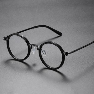 2025 <span class=keywords><strong>démineur</strong></span> tempête haute beauté hommes femmes métal cercle forme lunettes cadre Anti lumière bleue lentille plate mode polyvalent - Product Image 2