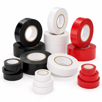 Ruban adhésif isolant électrique en PVC vinyle personnalisé pour automobile - Enroulement de faisceau de câbles, ruban isolant électrique en PVC noir