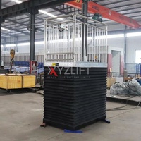 XYZLIFT-Table élévatrice fixe de 1m Élévateur hydraulique électrique Élévateur stationnaire à ciseaux avec couvercle de protection ondulé