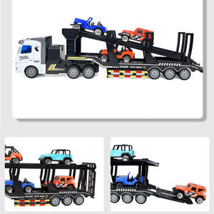 Camión de Ingeniería RC a <span class=keywords><strong>Escala</strong></span> 1/48 de 4 Canales con Plataforma y Remolque, <span class=keywords><strong>Juguete</strong></span> con Cargador y Batería de Iones de Litio Listo para Usar, Directo de Fábrica en China, BSCI - Product Image 2