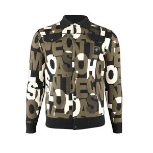 लक्जरी पुरुषों के स्वेटर फ्रेंच पुराने मनी स्टाइल रंग ब्लॉक डिजाइन थर्मल बुना हुआ बुनाई - Product Image 4