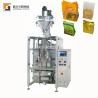 Machine d'emballage de poudre entièrement automatique à remplissage par vis sans fin pour sachets à quatre soudures, pour Matcha, Collagène, Protéines, Lait végétal, CE Direct