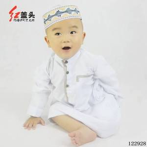 Nueva Abaya antiestática y transpirable para niños musulmanes, Thobe, nuevo diseño estilo islámico omaní - Product Image 3