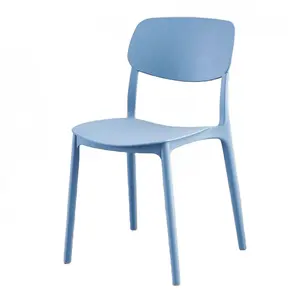 High Quality Colorful Leisure Design Dining Chair Hotel Office Restaurant Plastic Chair For Sale