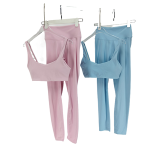 2PCS Fitness <strong>Yoga</strong> Set High Waist Gym Running Bra Legging Workout Clothes for Women Sportswear <strong>Activewear</strong> - Product Image 4