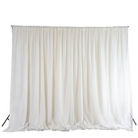Backdrop Pernikahan Mewah 14ft X 12ft dengan Tiang dan Tirai untuk Acara Pernikahan