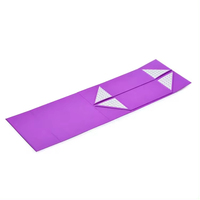 Boîte-cadeau violette de marque Boîtes magnétiques Emballage pour vêtements Poignée de ruban Emballage de vêtements pliant rectangulaire