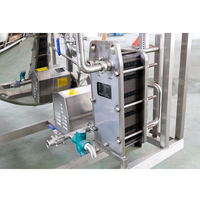 Machine de pasteurisation de jus de pomme de type plaque 2000l
