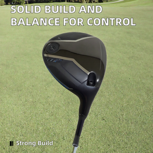 Cabeza de Palo de Golf Híbrido Negro para Diestros, Alternativa Forjada a la Madera de Fairway, con Empuñadura de Goma para Entrenamiento de Golf - Product Image 2