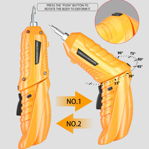 Cordless Electric Screwdriver 264mm 850rpm Lithium Battery Rechargeable Mini Folding For Diy Use - Product Image 1