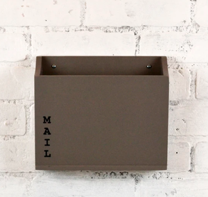 Porta Lettere Rustico in Legno di Teak, Organizzatore <span class=keywords><strong>da</strong></span> Parete per Posta, Ideale per Portico, Cancello o Decorazione del Giardino - Product Image 2