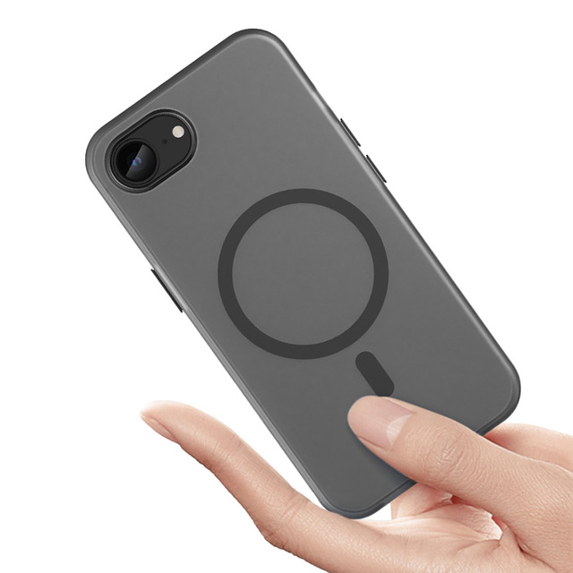 2025 TPU Magnetic Case for iPhone 16e Oil Coating Skin Feeling Shockproof Magnetic Phone Cover for iPhone 16e Protective Case