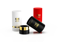 Boîte cylindrique personnalisée de haute qualité pour cosmétiques, parfums, bougies, emballage cadeau, tube en carton recyclé |   Verre PCR recyclé à 30 % (EU Ce
