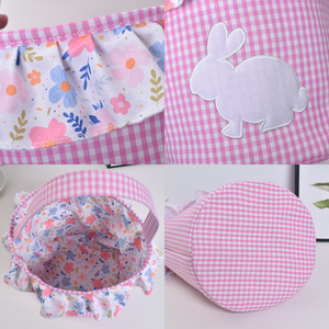 New Arrival <strong>Easter</strong> Bunny <strong>Baskets</strong> for Kids Empty Egg Bags Rabbit Buckets with Handle for Carrying Candy Cute Stuffed <strong>Easter</strong> <strong>Gifts</strong> - Product Image 4