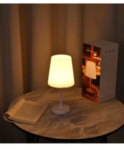 High Quality European Style LED <b>Table</b> Lamp Creative USB Rechargeable Adjustable Metal Body Simple <b>Bedside</b> Lamp for Bedroom Use - Product Image 4