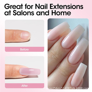Độ bóng cao Poly gel cho ngay lập tức cắt sửa móng tay không có <span class=keywords><strong>Top</strong></span> Coat yêu cầu LED nguồn thời gian tiết kiệm DIY thiết kế phong cách Nail mở rộng - Product Image 6