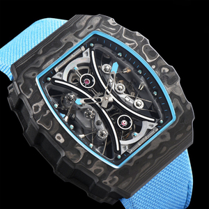 Nouvelle montre tourbillon YRM53-01 2025, montre mécanique de luxe de créateur, entièrement en carbone, véritable tourbillon - Product Image 5