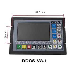 Contrôleur CNC hors ligne DDCS V3.1 V4.1 3/4 axes pour fraiseuse avec arrêt d'urgence, support de volant et prise en charge du code G - Product Image 1