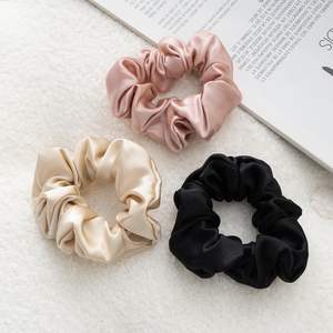 Coleteros de Seda 100% Pura Personalizados de 22 mm, Lazos para el Cabello, Coleteros Grandes de Seda Orgánica Real - Product Image 4